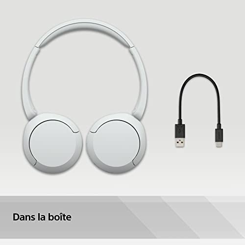 Sony WH-CH520 – Casque Bluetooth Supra-Auriculaire avec Autonomie de 50h et Connexion Multipoint