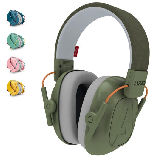 Casque Antibruit Enfant Alpine Muffy Kids – Protection Auditive 25 dB, Confortable et Réglable