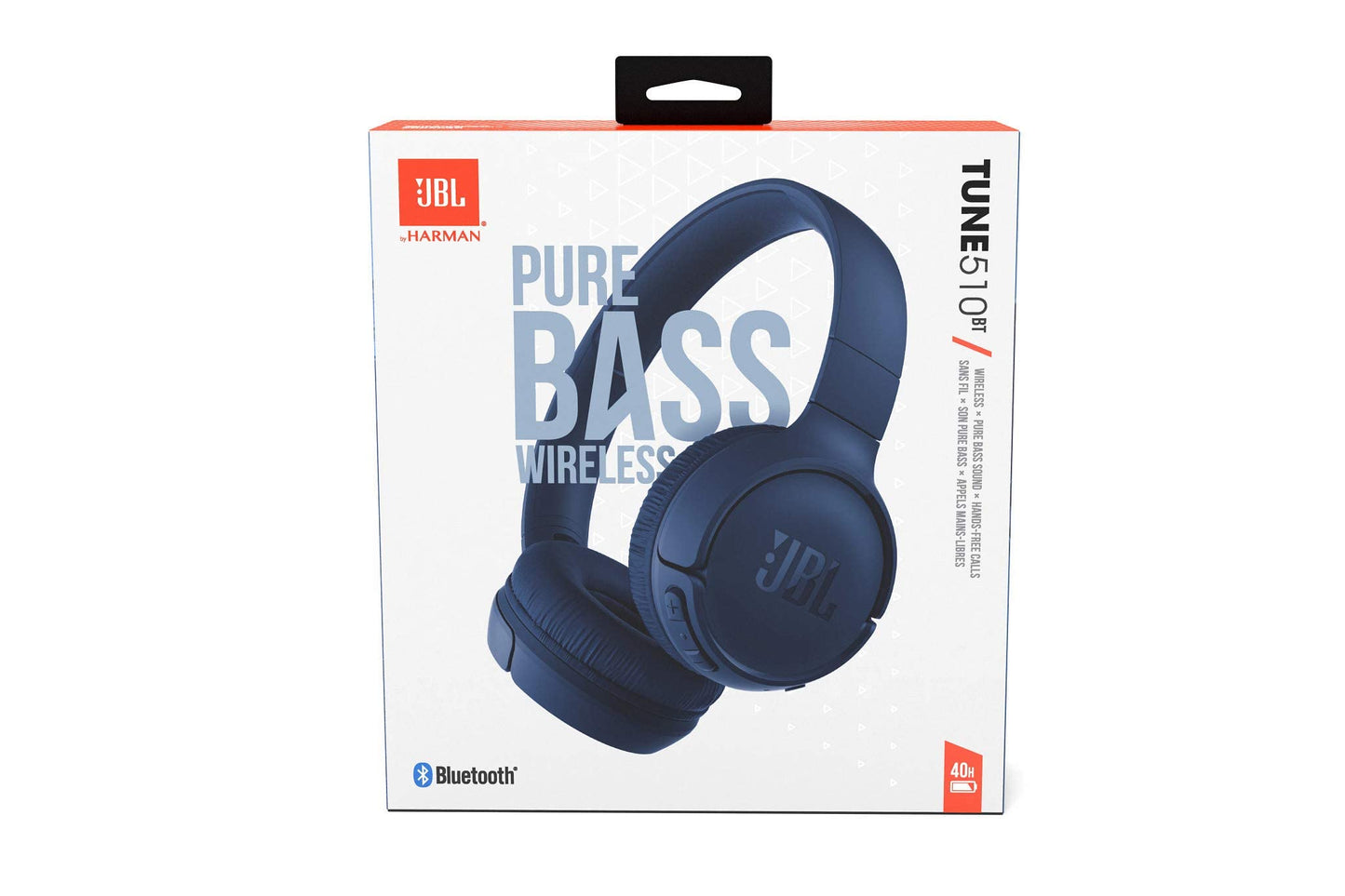 JBL Tune 510BT – Casque Bluetooth Supra-Auriculaire avec Son Pure Bass et Autonomie 40h