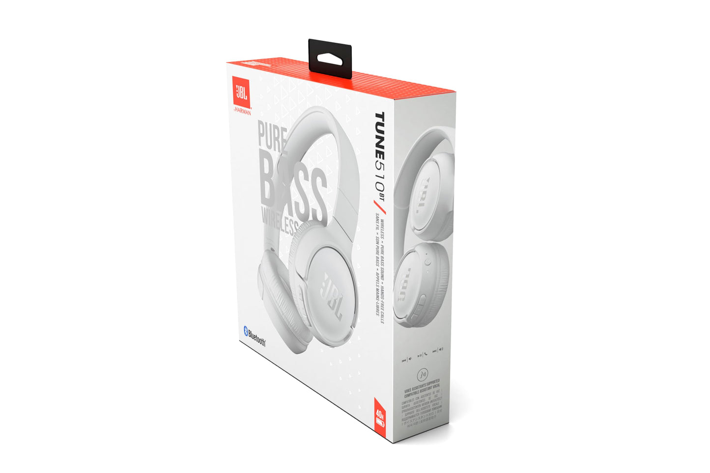 JBL Tune 510BT – Casque Bluetooth Supra-Auriculaire avec Son Pure Bass et Autonomie 40h
