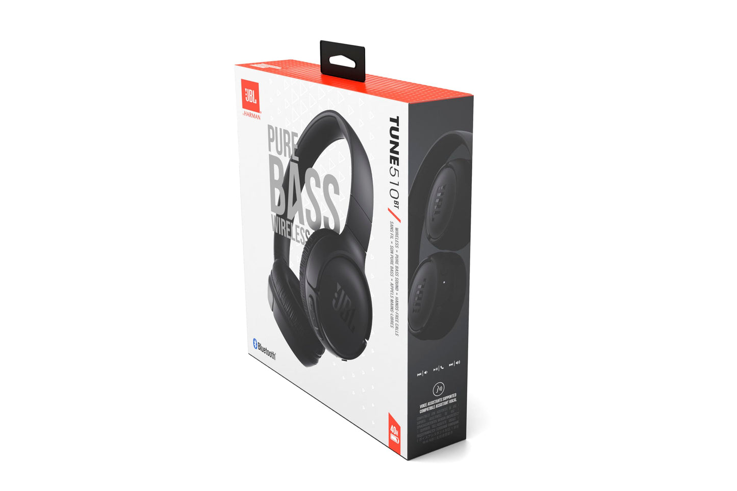 JBL Tune 510BT – Casque Bluetooth Supra-Auriculaire avec Son Pure Bass et Autonomie 40h