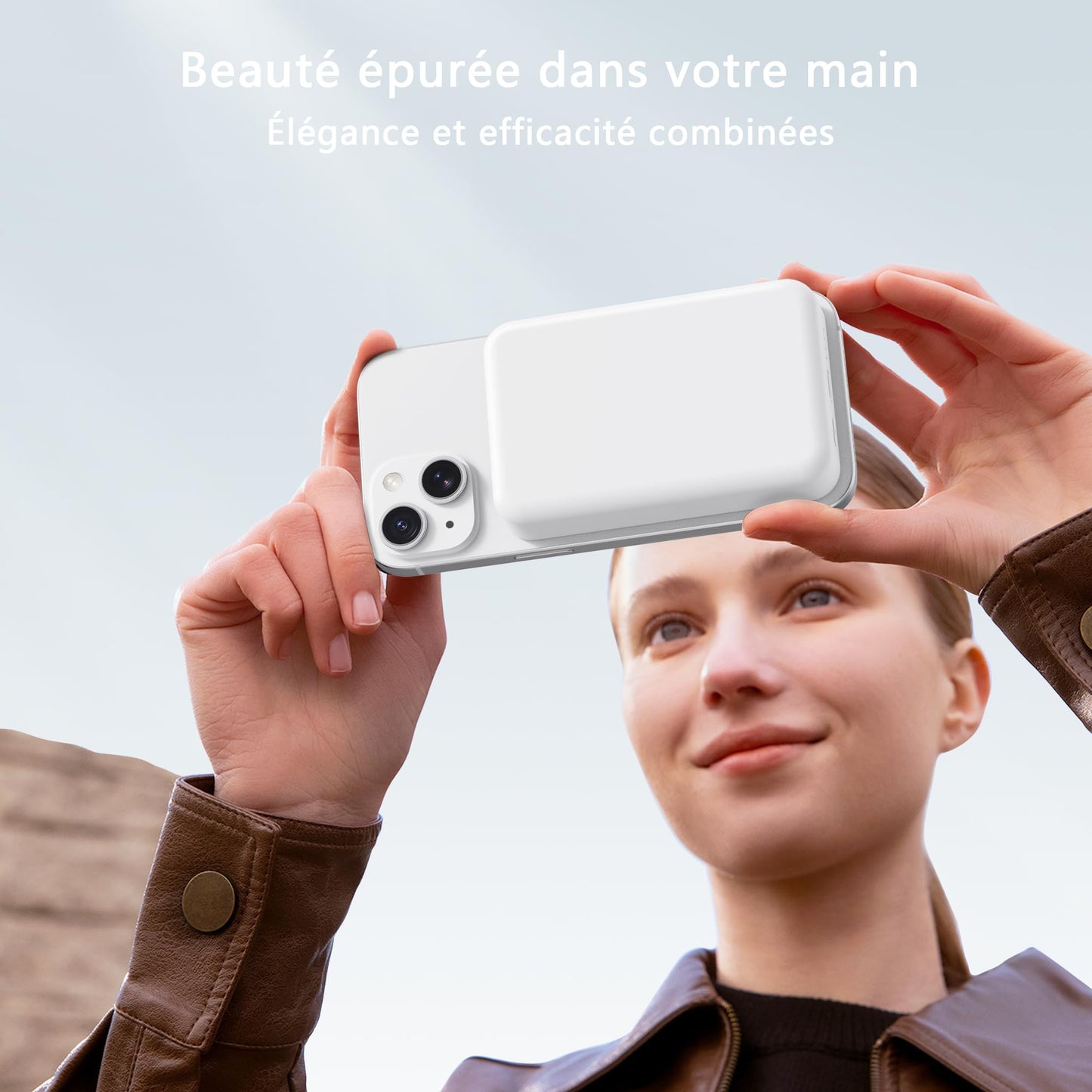 Batterie Externe MagSafe 10 000 mAh – Chargeur Magnétique Sans Fil Liverchy