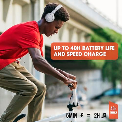 JBL Tune 510BT – Casque Bluetooth Supra-Auriculaire avec Son Pure Bass et Autonomie 40h