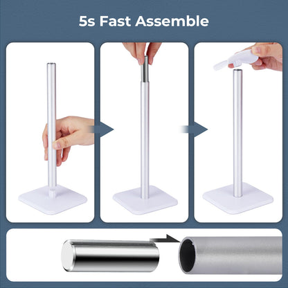 Support de Casque Alyvisun – Base Lestée, Hauteur 24 cm, Montage Sans Outils