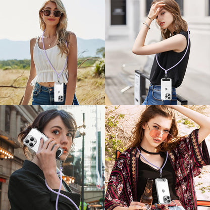 Cordon Téléphone Caslord – Lanière Universelle 1,6 m avec 2 Patchs Durables